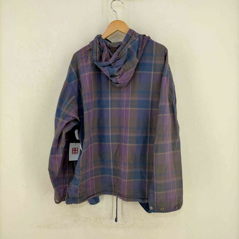 ギャップ Gap 90s OLD スリーブポケット コットンチェックアノラックジャケット チンスト付き メンズ import:L