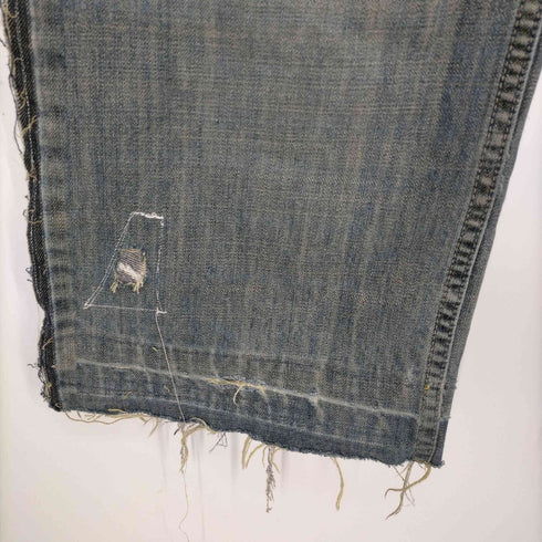 LAKRAS TIMELESS JEANS 再構築 バギーデニム レオパードパッチ メンズ