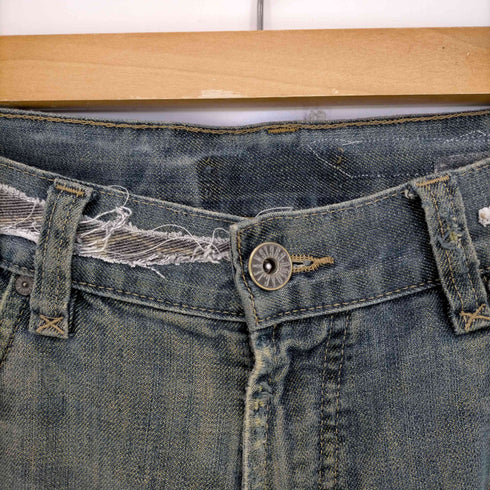 LAKRAS TIMELESS JEANS 再構築 バギーデニム レオパードパッチ メンズ
