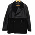 ランバンオンブルー LANVIN en Bleu 切替 ウールPコート メンズ DE:52