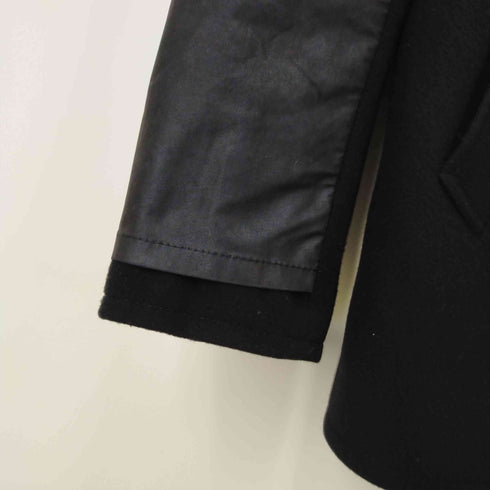 ランバンオンブルー LANVIN en Bleu 切替 ウールPコート メンズ DE:52
