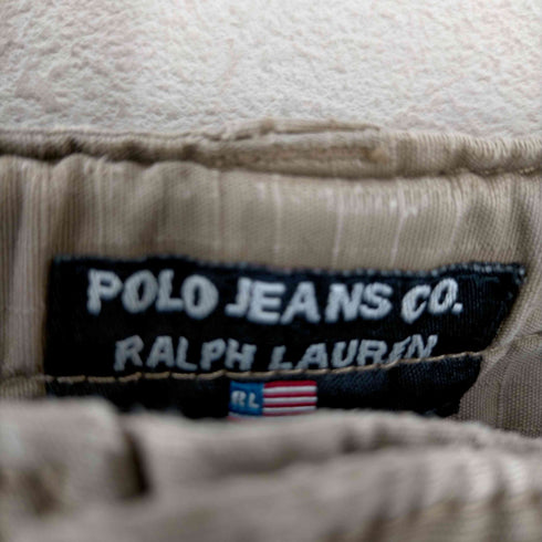 ポロジーンズ RL POLO JEANS CO. 90-00s サイドシンチ リップストップコットンカーゴパンツ メンズ 34x30