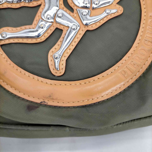 ピエログイディ PIERO GUIDI ビッグロゴ ナイロントートバッグ レディース