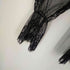 ラブユ LVEU. See through lace high neck tops シアーカットソー 透かし レディース FREE
