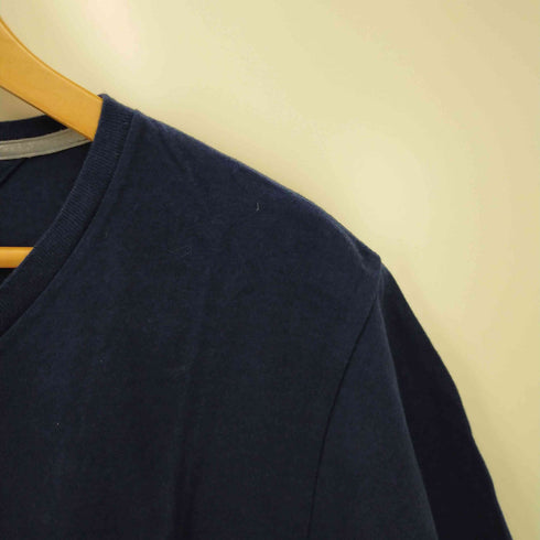 トミーヒルフィガー TOMMY HILFIGER ロゴ刺繍 VネックショートスリーブTシャツ メンズ import:M