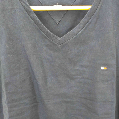 トミーヒルフィガー TOMMY HILFIGER ロゴ刺繍 VネックショートスリーブTシャツ メンズ import:M
