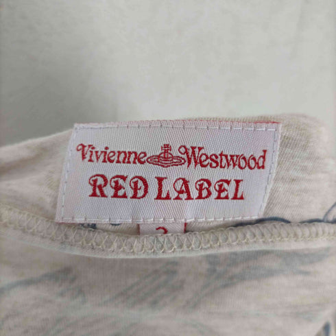 ヴィヴィアンウエストウッドレッドレーベル Vivienne Westwood RED LABEL 総柄 レーヨン混ブラウス レディース JPN:2