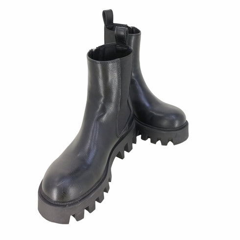 ザラ ZARA CHUNKY BOOTS WITH ZIP ジップアップ チャンキーブーツ メンズ 40