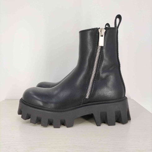ザラ ZARA CHUNKY BOOTS WITH ZIP ジップアップ チャンキーブーツ メンズ 40