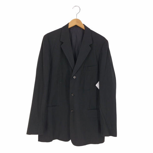 ヨウジヤマモト コスチュームドオム YOHJI YAMAMOTO COSTUME D’HOMME ピンストライプ ウールコットン 3Bテーラードジャケット メンズ JPN:3