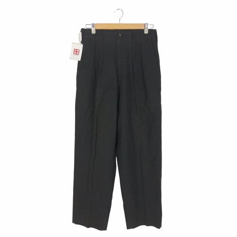 ヨウジヤマモト コスチュームドオム YOHJI YAMAMOTO COSTUME D’HOMME ピンストライプ 2タック テーパードスラックス メンズ JPN:3