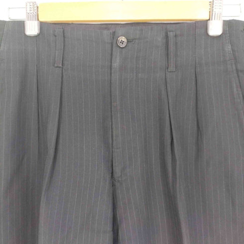 ヨウジヤマモト コスチュームドオム YOHJI YAMAMOTO COSTUME D’HOMME ピンストライプ 2タック テーパードスラックス メンズ JPN:3