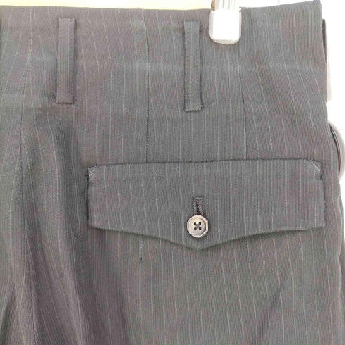 ヨウジヤマモト コスチュームドオム YOHJI YAMAMOTO COSTUME D’HOMME ピンストライプ 2タック テーパードスラックス メンズ JPN:3