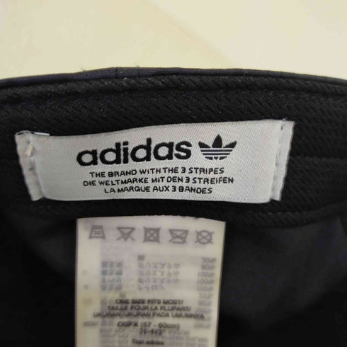 アディダス adidas ロゴ ナイロン6パネルキャップ メンズ