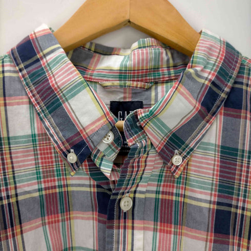 ギャップ Gap 2008年 OLD GAP チェック ボタンダウン 長袖シャツ メンズ import:XL