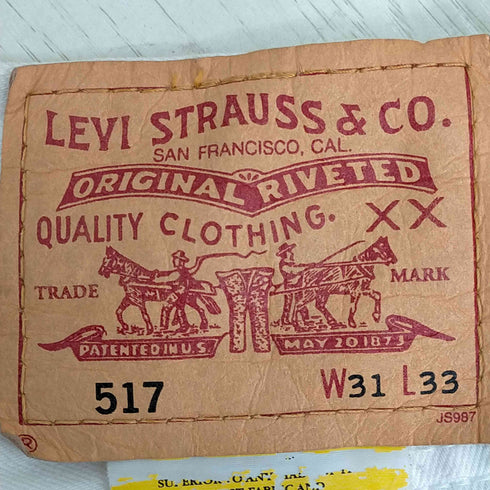 リーバイス LEVI STRAUSS&CO 517 ブーツカット ペイント加工 メンズ W31/L33
