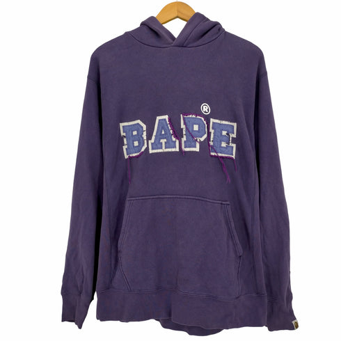 アベイシングエイプ A BATHING APE OLD 初期 ロゴワッペン パーカー メンズ JPN:M