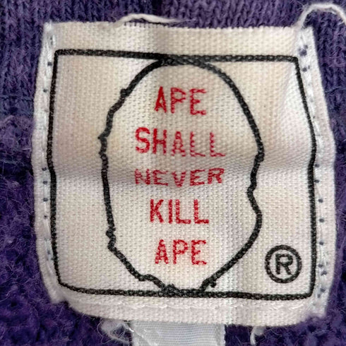 アベイシングエイプ A BATHING APE OLD 初期 ロゴワッペン パーカー メンズ JPN:M