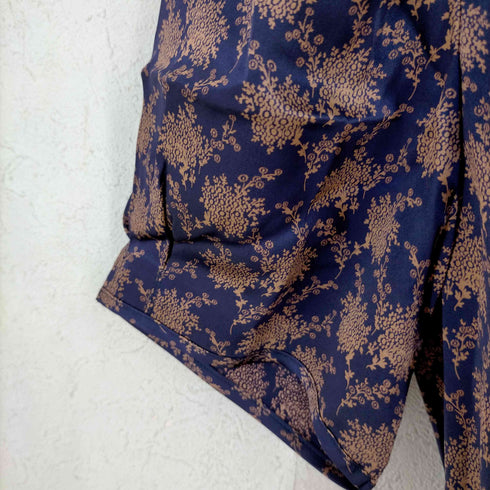 アニエスベー agnes b. PARIS オープンカラーシルク100 S/Sワンピース レディース EUR:38