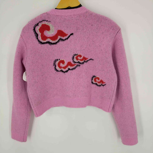 ザラ ZARA クロップドカーディガン ドラゴン レディース import:S