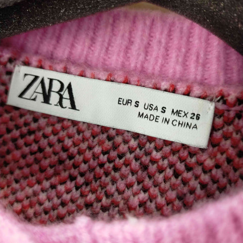 ザラ ZARA クロップドカーディガン ドラゴン レディース import:S