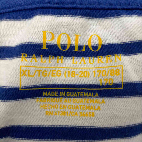 ポロラルフローレン POLO RALPH LAUREN ボーダー ポロベア Tシャツ メンズ import:XL