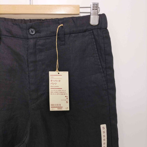 ムジルシリョウヒン 無印良品 リネン テーパードパンツ メンズ S