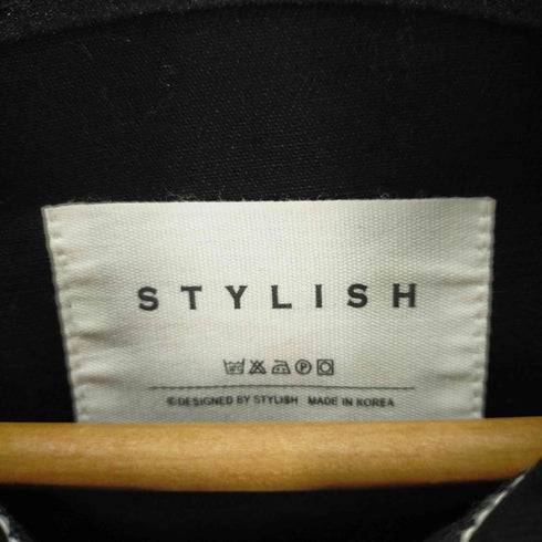 STYLISH コントラストステッチブルゾン ジャケット レディース ONE SIZE