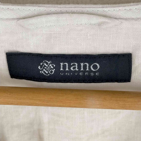 ナノユニバース nano universe フレンチリネンプルオバーシャツ メンズ JPN:L