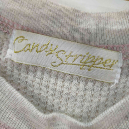 キャンディーストリッパー CANDY STRIPER BE YOURSELF WAFFLE BIG Tシャツ レディース JPN:2