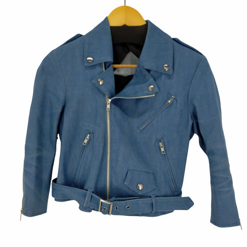 ジョンローレンスサリバン JOHN LAWRENCE SULLIVAN ダブルライダースジャケット コットン レディース US:6