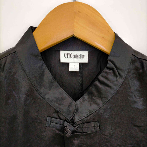 オットー otto collection シルク100 チャイナシャツ レディース JPN:L