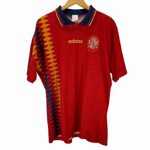 アディダス adidas 1994/95 ホーム スペイン サッカーシャツ ユニフォーム メンズ import:L