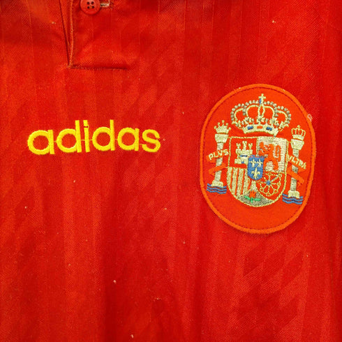 アディダス adidas 1994/95 ホーム スペイン サッカーシャツ ユニフォーム メンズ import:L