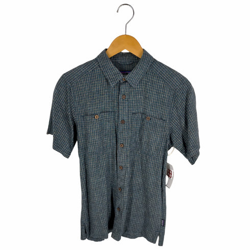 パタゴニア patagonia 17年製 バックステップシャツ ボックスシルエット 半袖シャツ メンズ JPN:XS