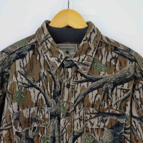 ノースウエスト テリトリー NORTHWEST TERRITORY 00s ツリーカモ シャツジャケット 迷彩 メンズ