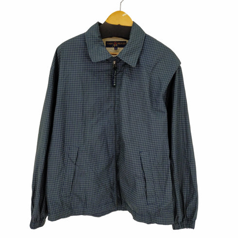 トミーヒルフィガーゴルフ TOMMY HILFIGER GOLF 90s 格子チェックスイングトップ 裏地メッシュ メンズ JPN:L