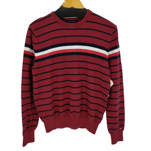 トミーヒルフィガー TOMMY HILFIGER ボーダークルーネックセーター メンズ XS
