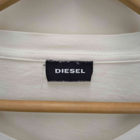 ディーゼル DIESEL アート刺繍 ショートスリーブクルーネックTシャツ メンズ import:L