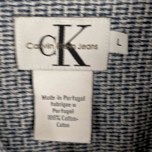 カルバンクラインジーンズ Calvin Klein Jeans 総柄 半袖シャツ メンズ JPN:L