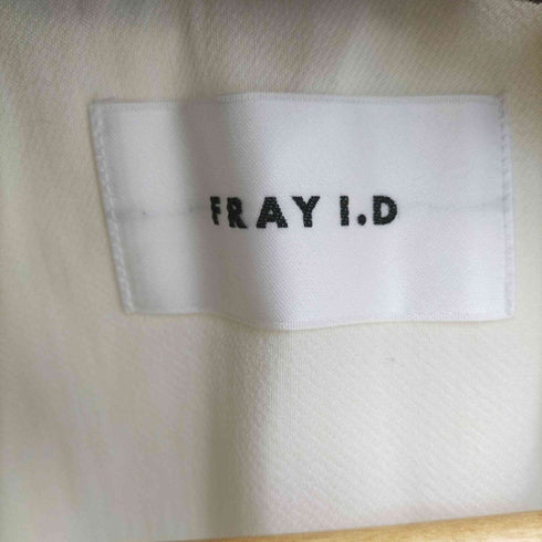 フレイアイディー FRAY I.D 24SS ピークドラペルスリーブレスダブルジャケット レディース JPN:0