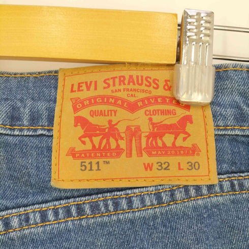 リーバイス Levis 505 ボタン裏516J ジップフライ ストレートデニムパンツ メンズ W32/L30