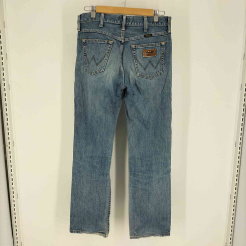 ラングラー Wrangler ジップフライ ダメージ デニムパンツ メンズ 32