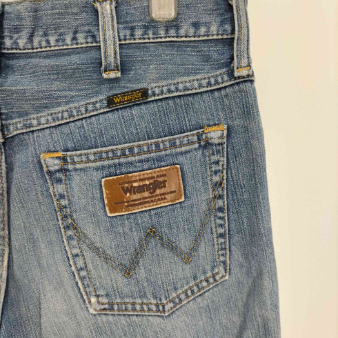 ラングラー Wrangler ジップフライ ダメージ デニムパンツ メンズ 32