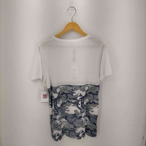 デンハム DENHAM HALF BLUNT CMJ クルーネック Tシャツ カモ切替Tシャツ メンズ import:S