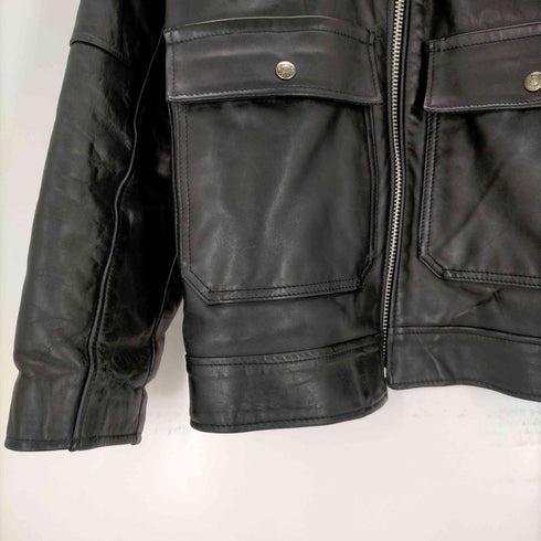 ショット Schott USA製 181 ポリスマン シングルジャケット レザートラッカー メンズ US:36