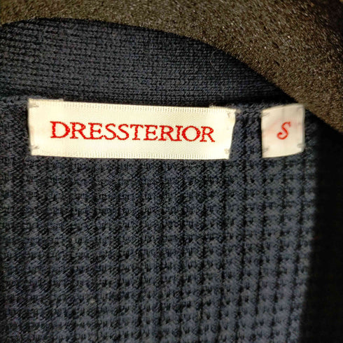 ドレステリア DRESSTERIOR カシミヤブレンドワッフルカーデ メンズ JPN:S