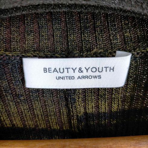 ビューティーアンドユースユナイテッドアローズ BEAUTY & YOUTH UNITED ARROWS リブニットワンピース レディース