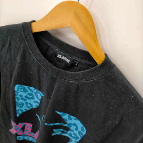エクストララージ X-LARGE LEOPARD OG S/S TEE コットンロゴプリントTシャツ メンズ JPN:L