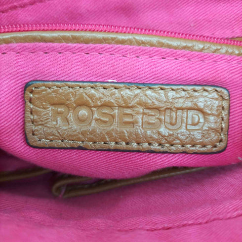ローズバッド ROSE BUD フリンジ レザーハンドバッグ レディース